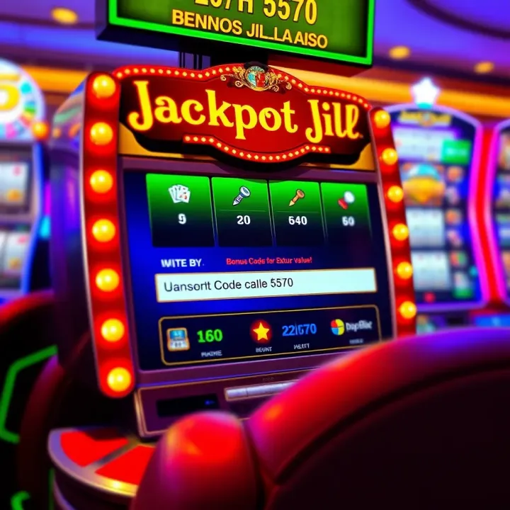 How to Redeem Jackpot Jill Bonus Codes for Extra Value Digital interface showing bonus code input and activation for gaming benefits