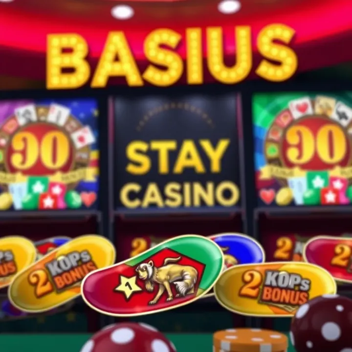 Colorful casino bonus icons illustrating exclusive rewards and bonuses
