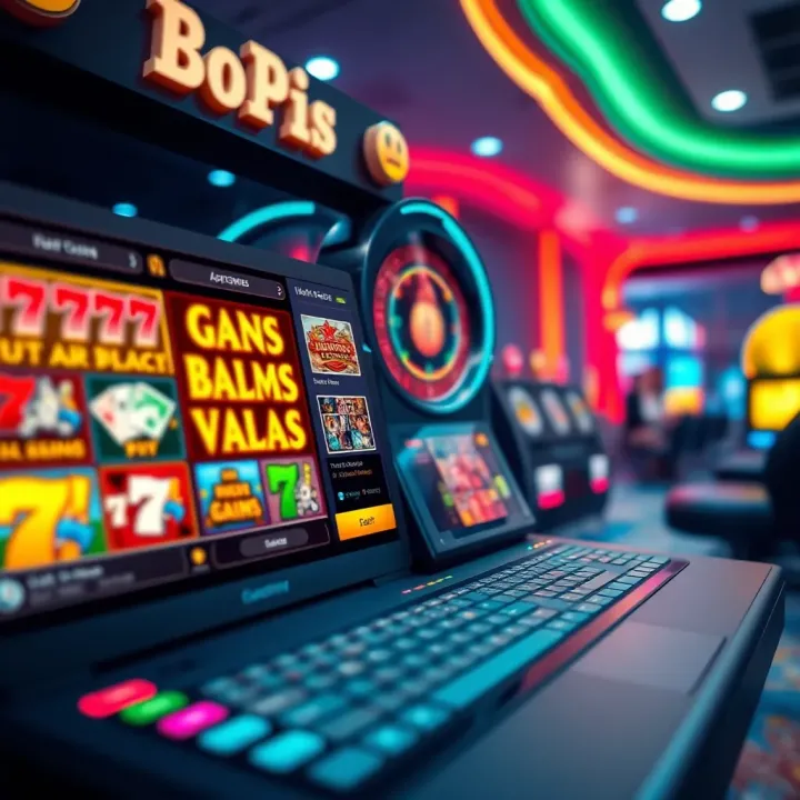 Secure online casino platform showing various pokies game options and payment methods