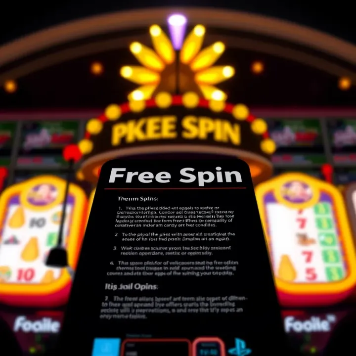 Decoding Terms and Conditions of Free Spin Offers Graphic showing key terms and conditions associated with free spin offers for pokies