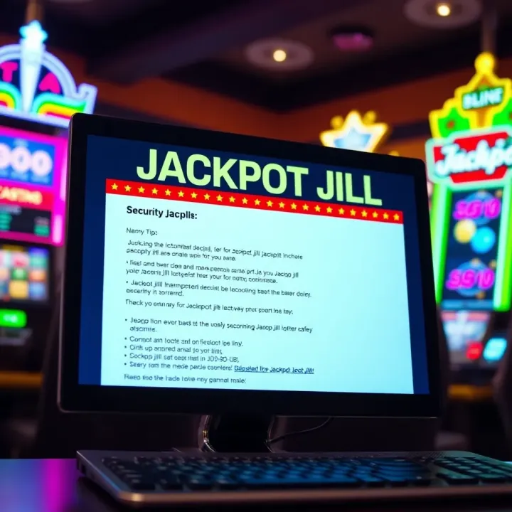 Recognizing Legitimate Jackpot Jill Emails Safely Visual guide highlighting security tips for identifying authentic Jackpot Jill lottery emails on a computer screen