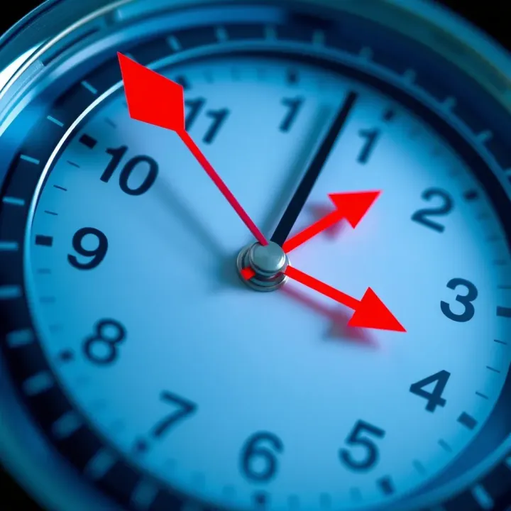 Factors Affecting Withdrawal Timing at Jackpot Jill Clock face with arrows symbolizing speed and delay factors impacting cashout timing