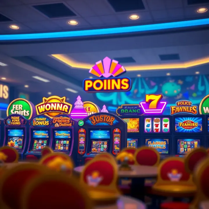 Variety of Online Pokies Games with Free Spins Colorful selection of online pokies games showcasing various themes and designs